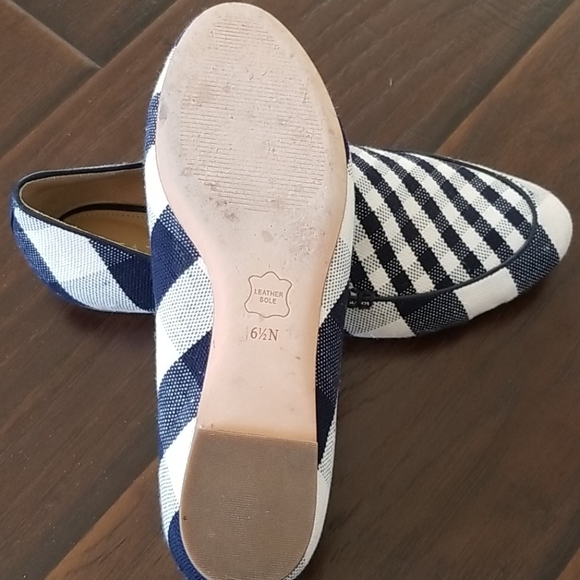 Gingham Flat Shoes - Talbots - Picture 4 of 6